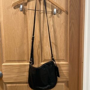 Fossil leather/suede purse Crossbody